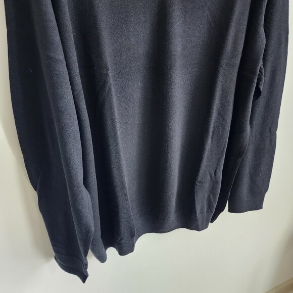3xb Sweater Black Jos A Bank V Neck Merino Wool New Nwt Mens Tailored 3xl Size - Picture 11 of 16